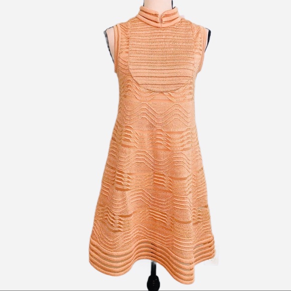 missoni gold dress